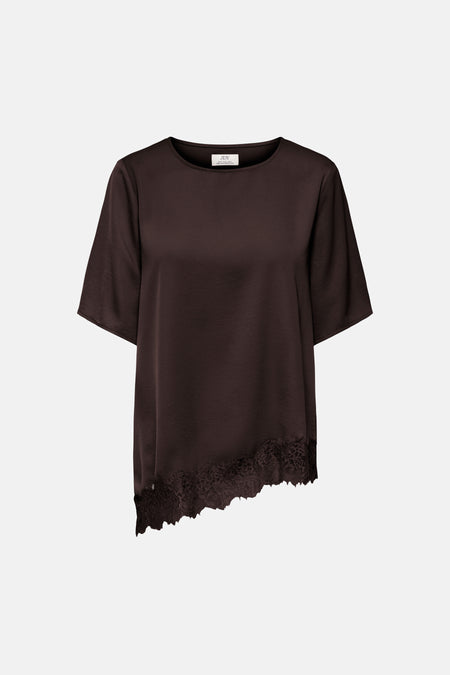 Top uni manche courte brun - JDY