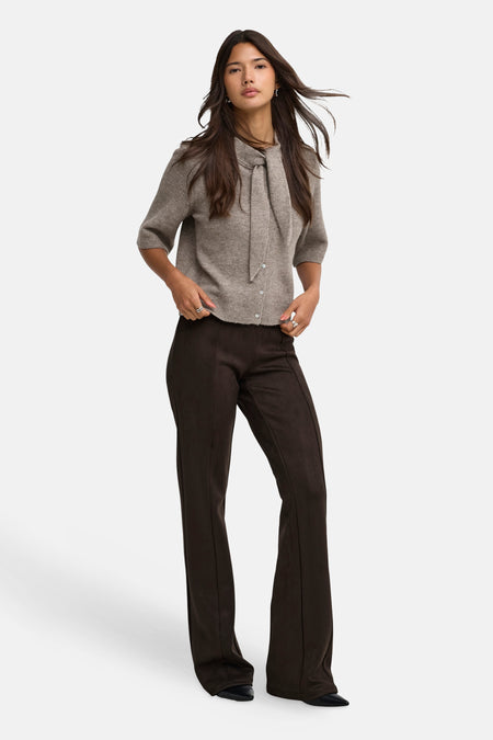 Pull col O - Taupe Gray