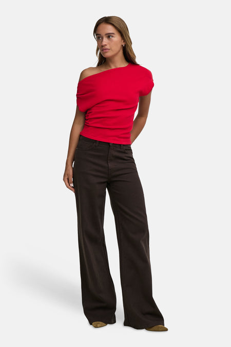 Pulls à manches courtes rouge - JDY