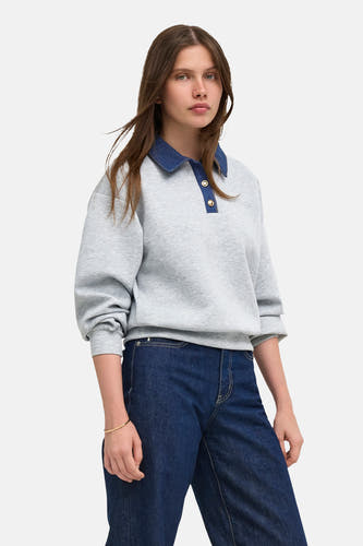 Sweat col O gris - ONLY®