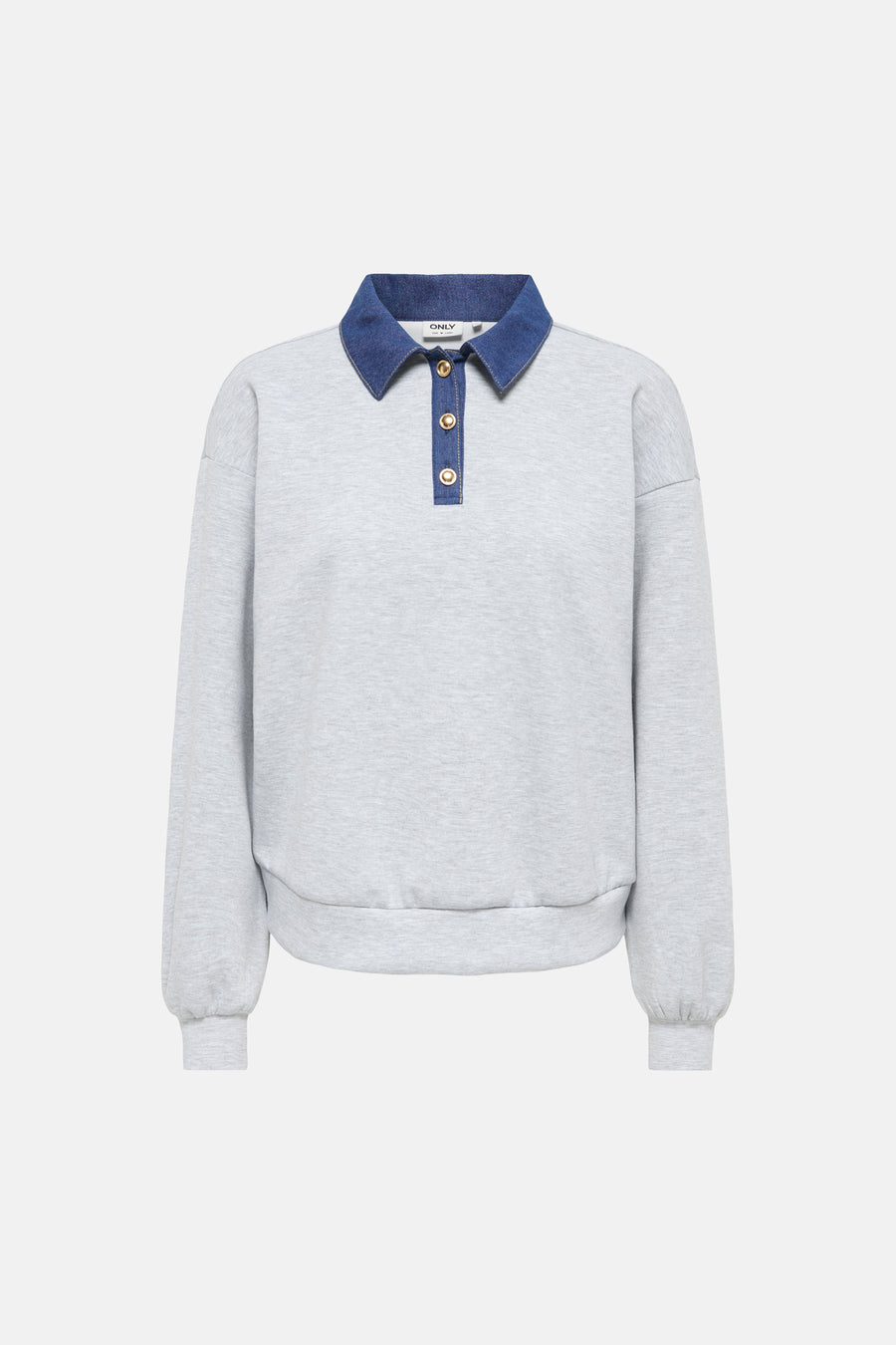 Sweat col O gris - ONLY®