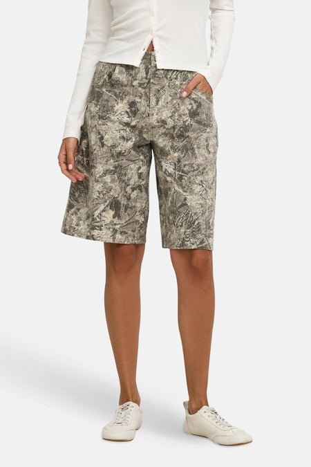 Short 5 poches - vert