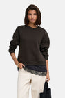 Sweat col O brun - JDY