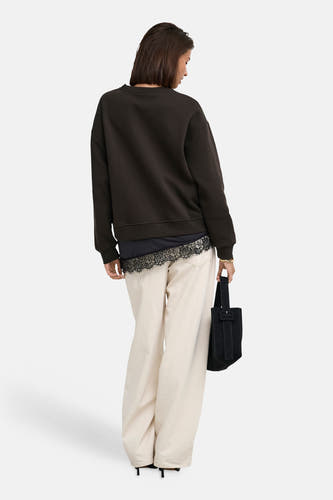 Sweat col O brun - JDY