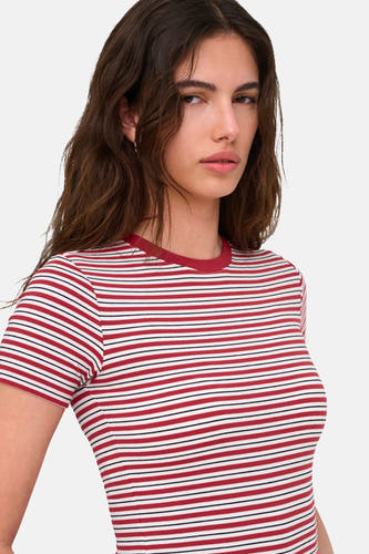 T-shirt (manches courtes) rouge - JDY