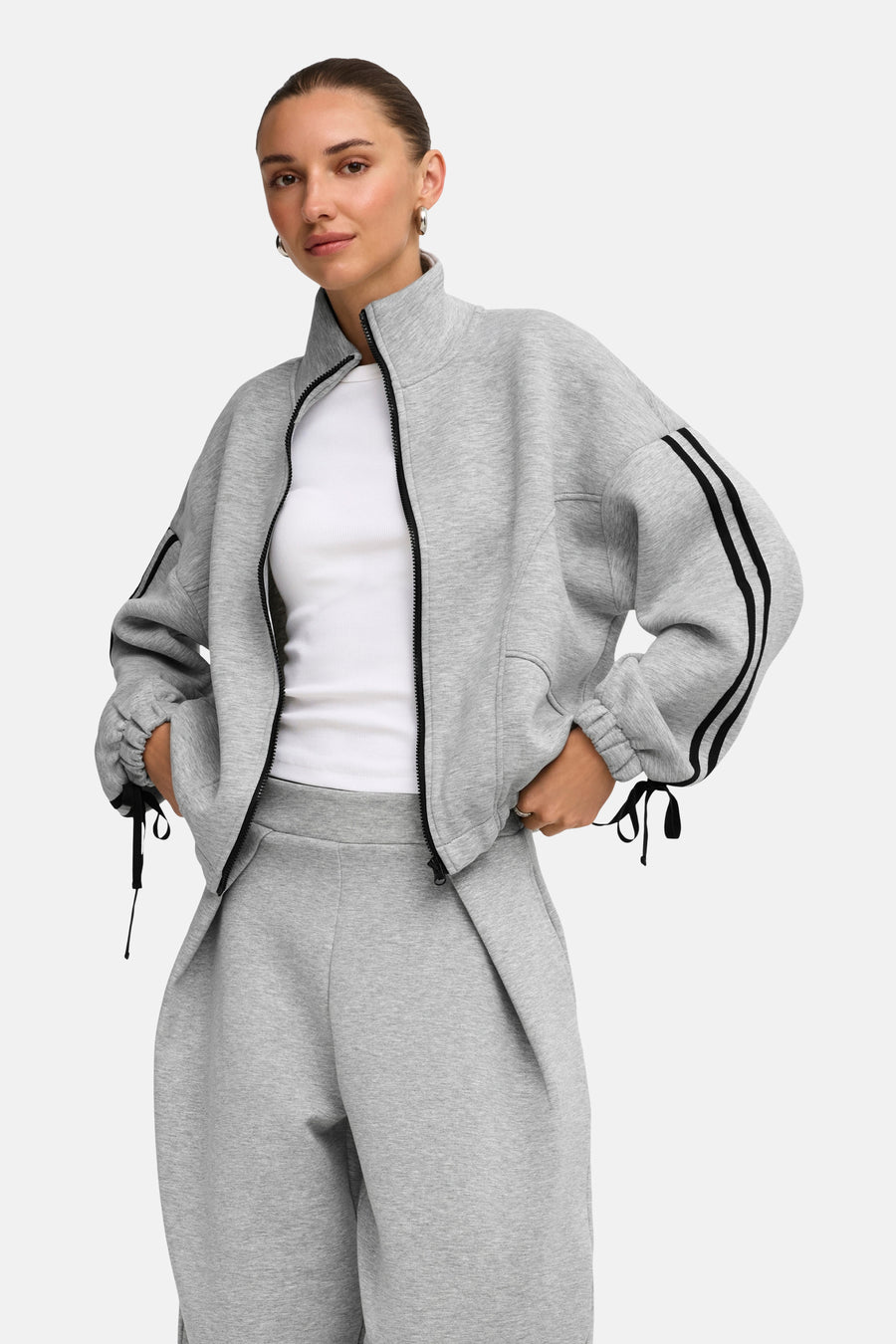 Sweat col O gris - ONLY®