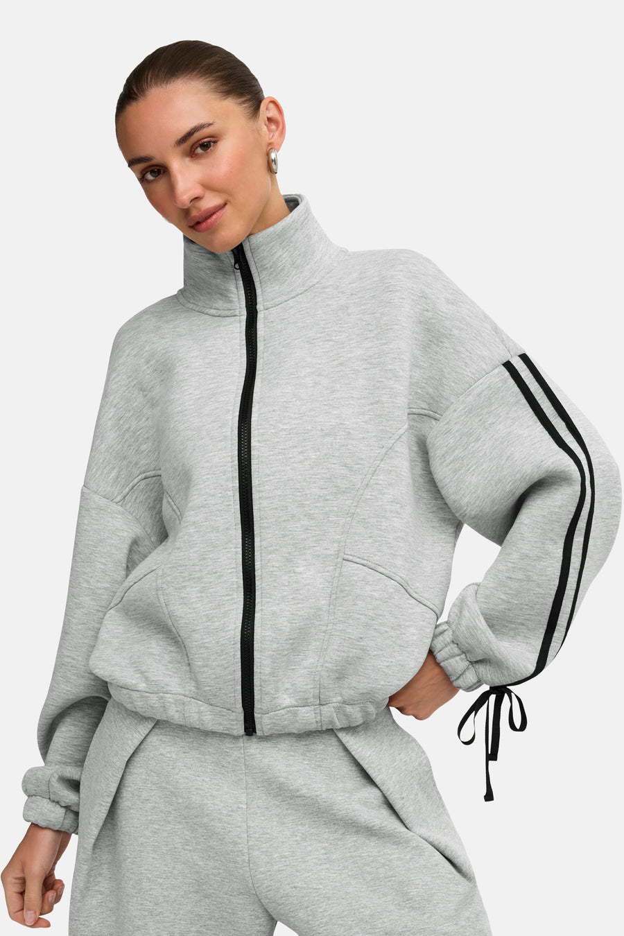 Sweat col O gris - ONLY®