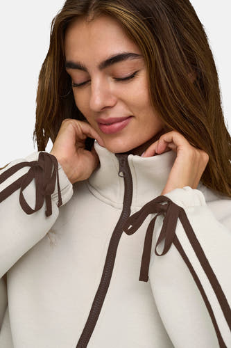 Sweat col O brun - ONLY®