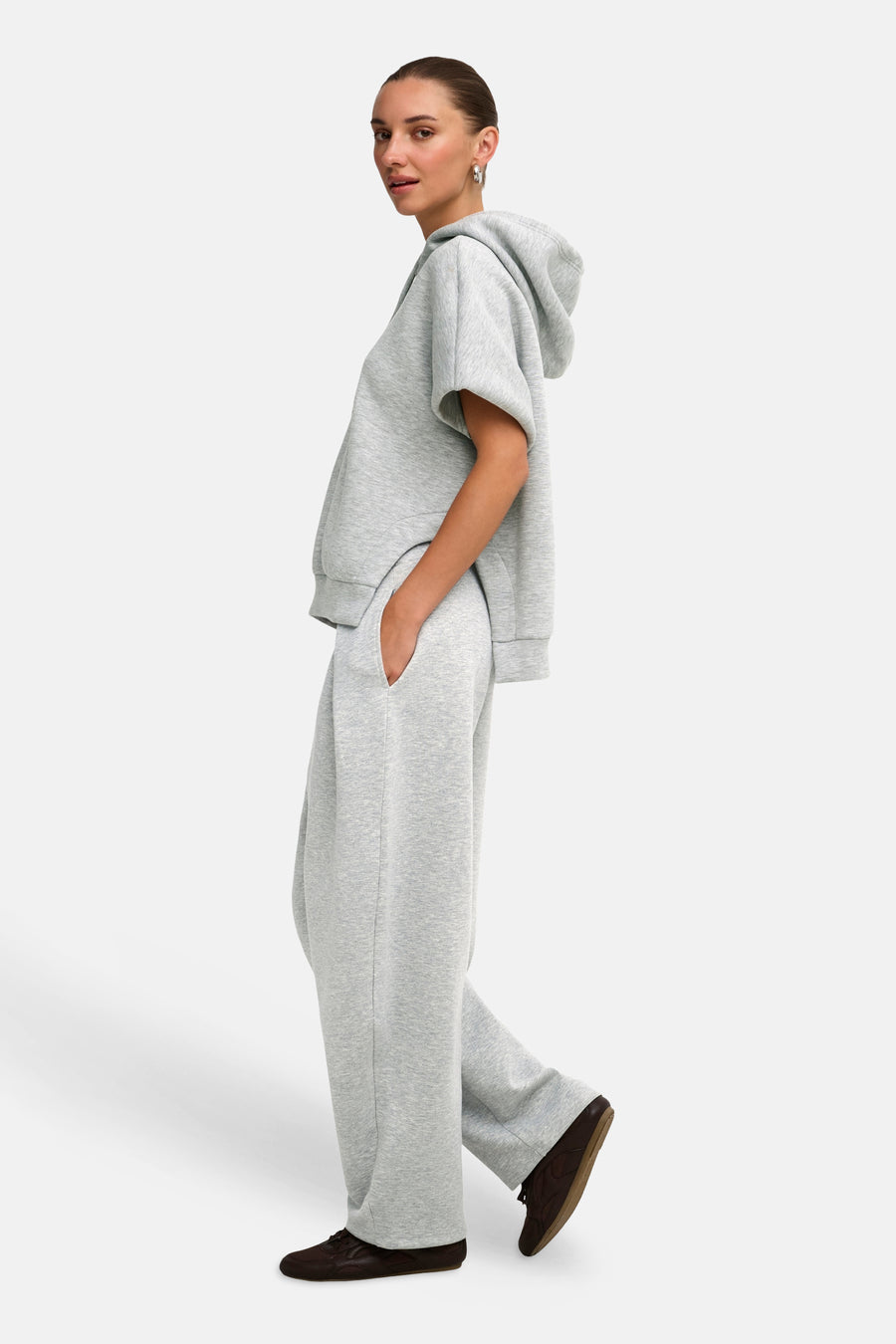Sweat à capuche gris - ONLY®