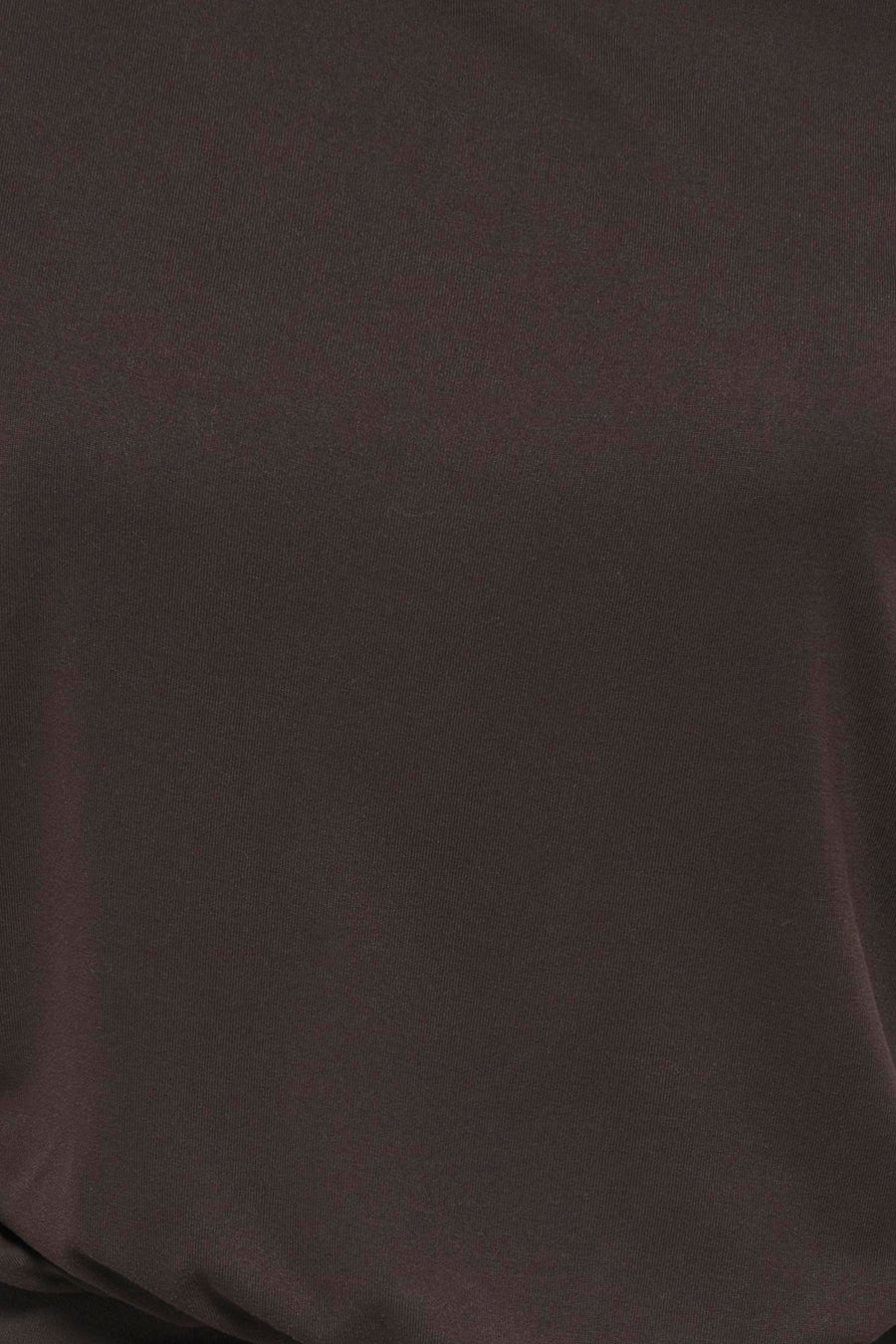 Bruine mouwloze top van JDY, fijne katoenmix met subtiel marmerpatroon, close-up detail