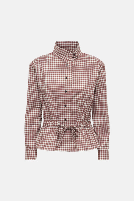 Chemise à manches longues - rouge