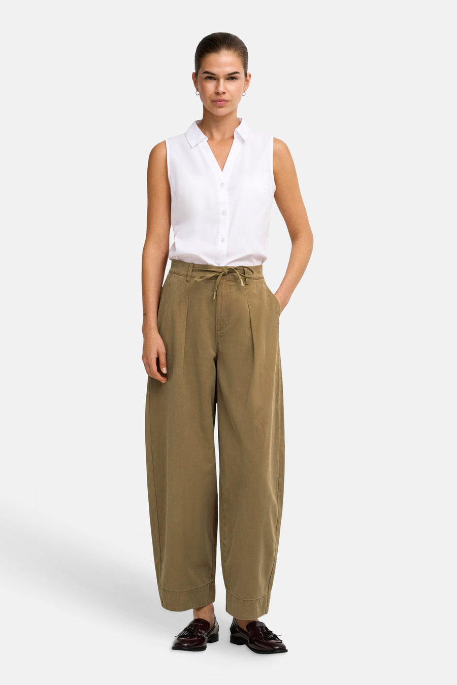 Pantalons 5 poches brun - ONLY®