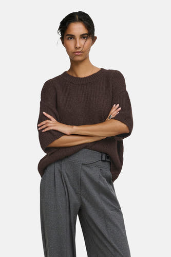 Pull col O brun - JDY