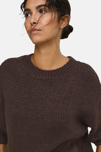 Pull col O brun - JDY