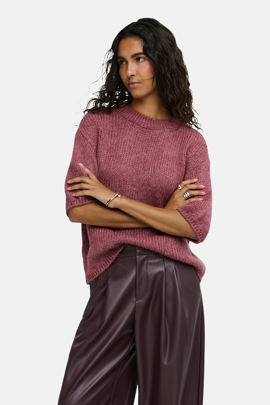 Pull col O rose - JDY