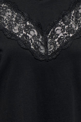 Top uni manche courte noir - ONLY®