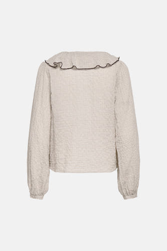 Blouse à manches longues - écru