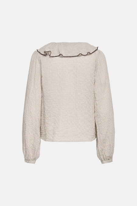 Blouse à manches longues - écru