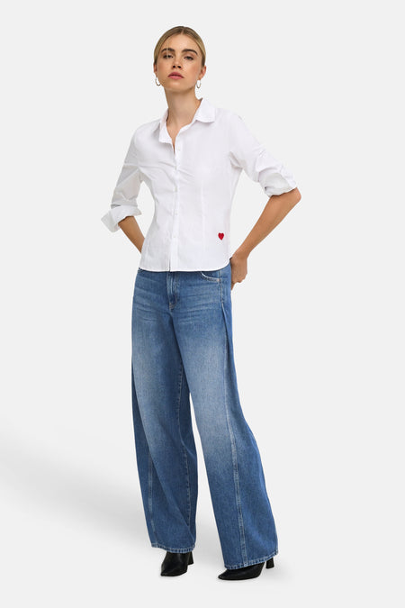 CAMMIE - mid blue denim