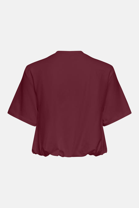Top uni manche courte rouge - ONLY®