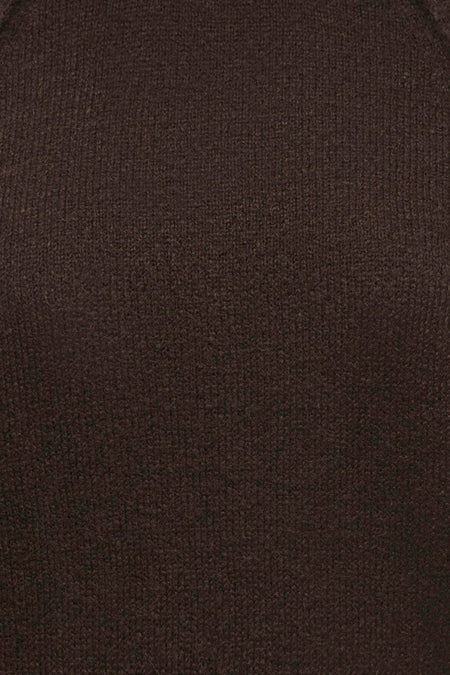 Pull col O - brun