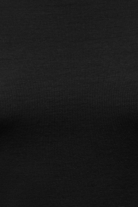 Top uni manche longue noir - JDY