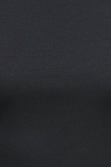 Top uni manche longue noir - JDY