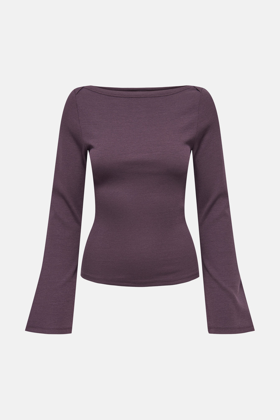 Top uni manche longue mauve - JDY