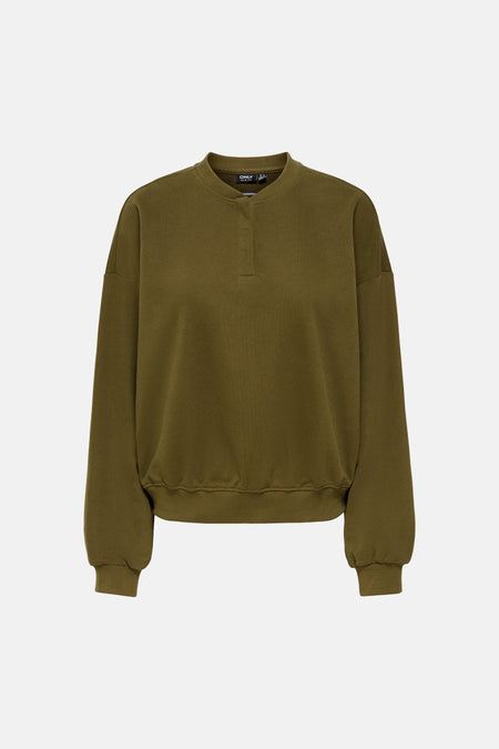Sweat col O vert - ONLY®
