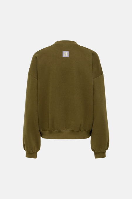 Sweat col O vert - ONLY®