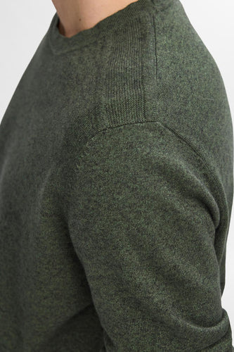 Pull à col rond - vert - SELECTED