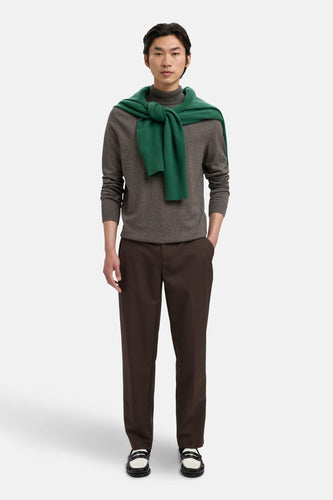 Pull à col roulé - brun - SELECTED