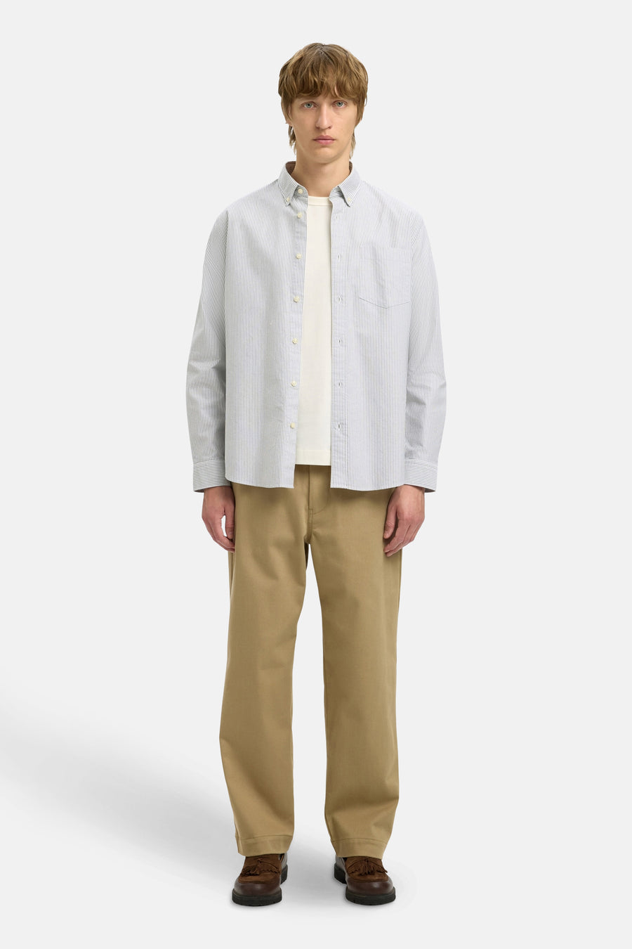 Chemise à manches longues - blanc - SELECTED