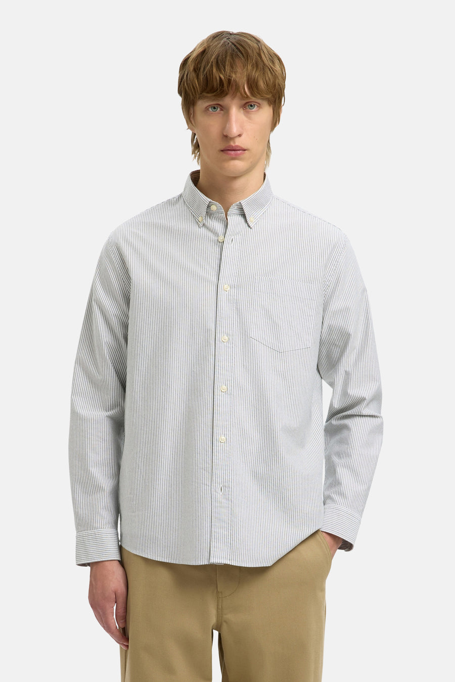 Chemise à manches longues - blanc - SELECTED