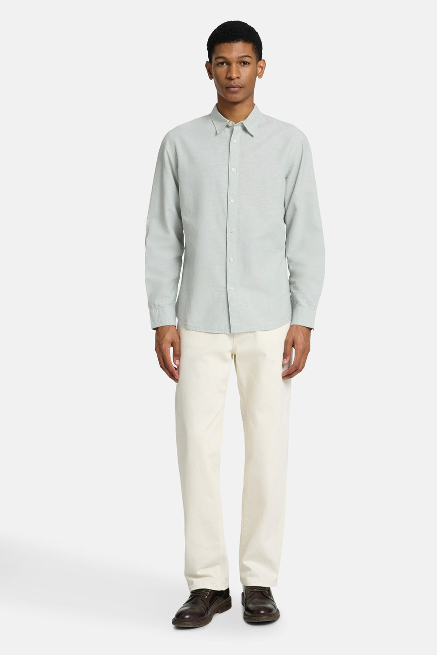 Chemise à manches longues - vert - SELECTED