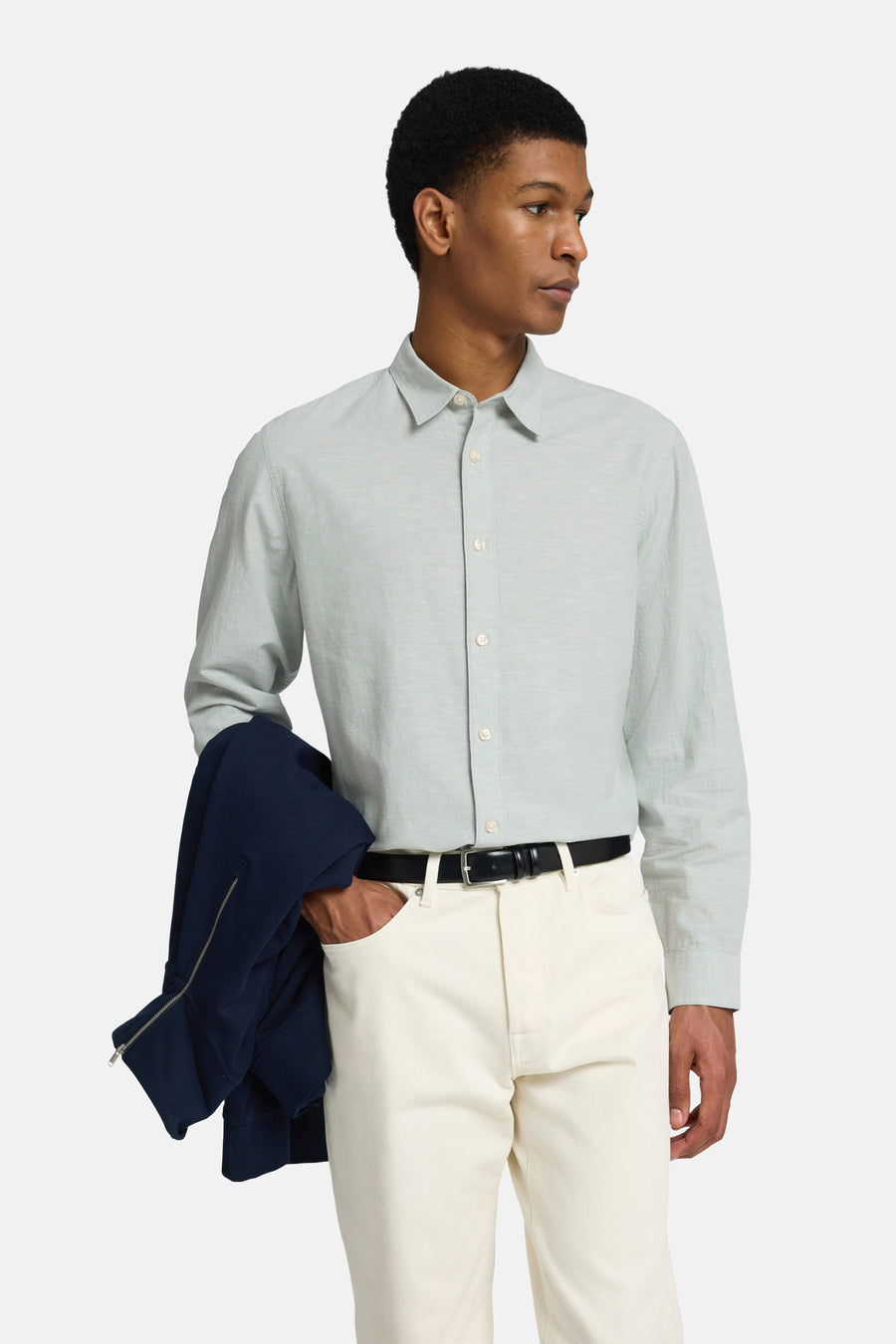 Chemise à manches longues - vert - SELECTED