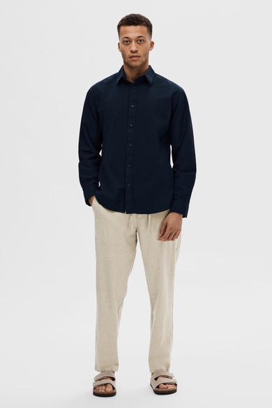 Chemise &agrave; manches longues - bleu