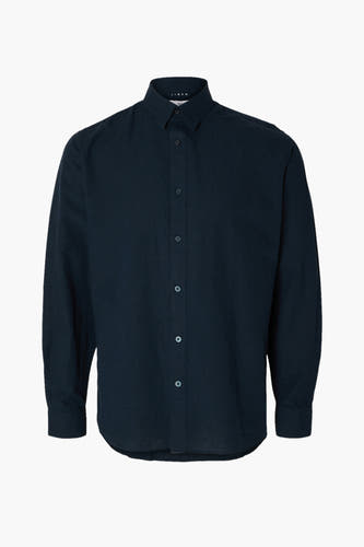 Chemise &agrave; manches longues - bleu