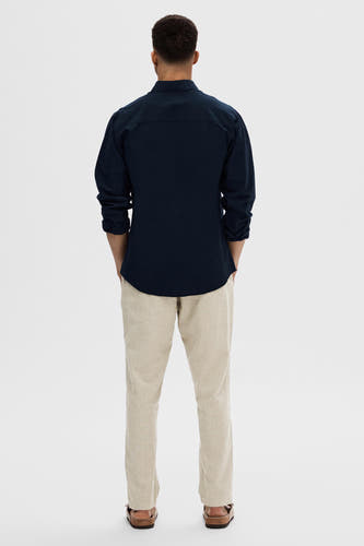 Chemise &agrave; manches longues - bleu