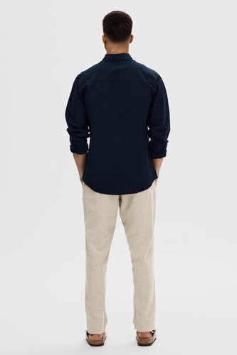 Chemise &agrave; manches longues - bleu
