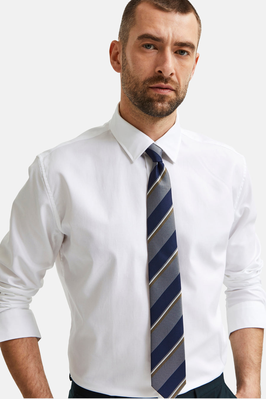 Chemise &agrave; manches longues - blanc - SELECTED