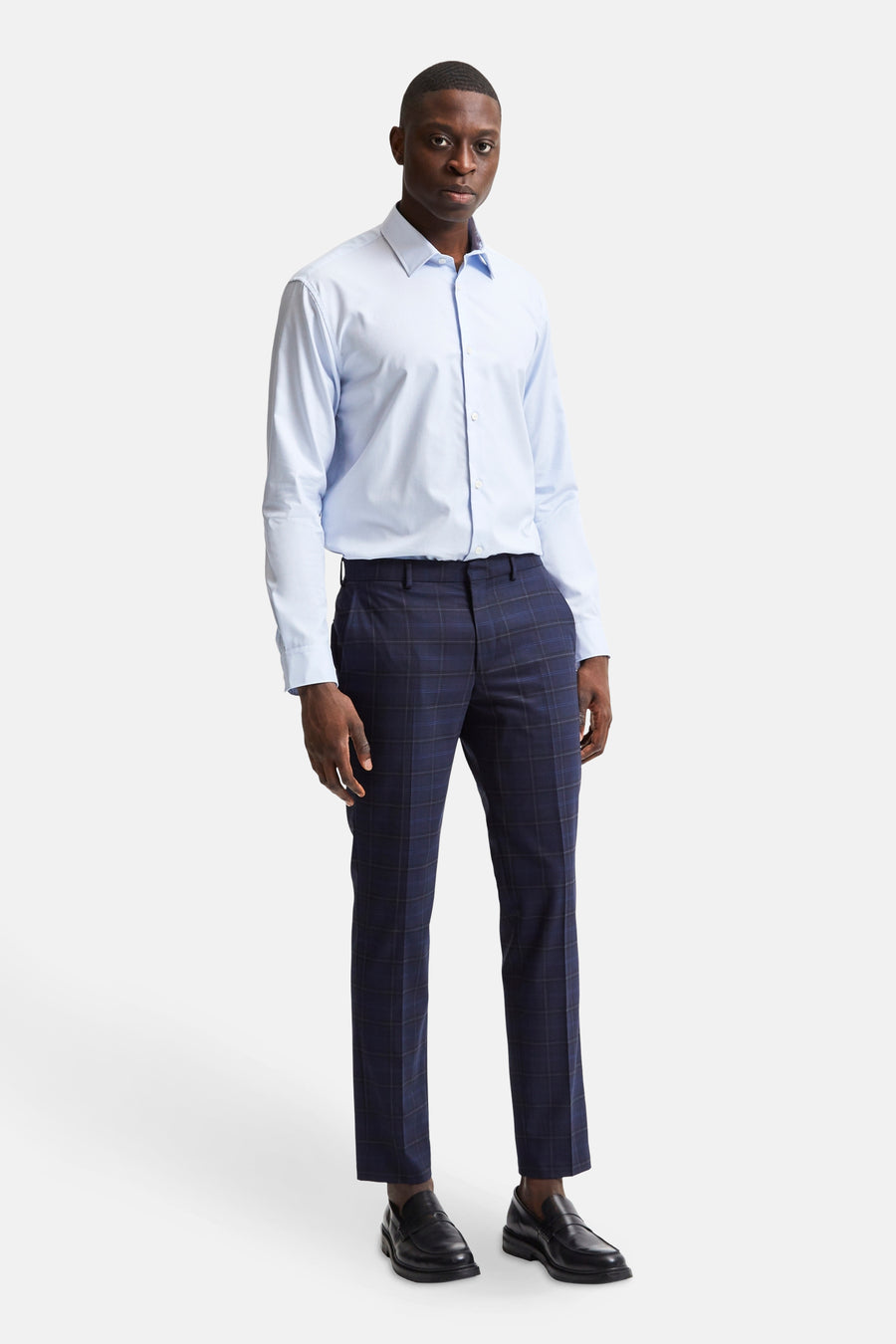 Chemise &agrave; manches longues - bleu - SELECTED