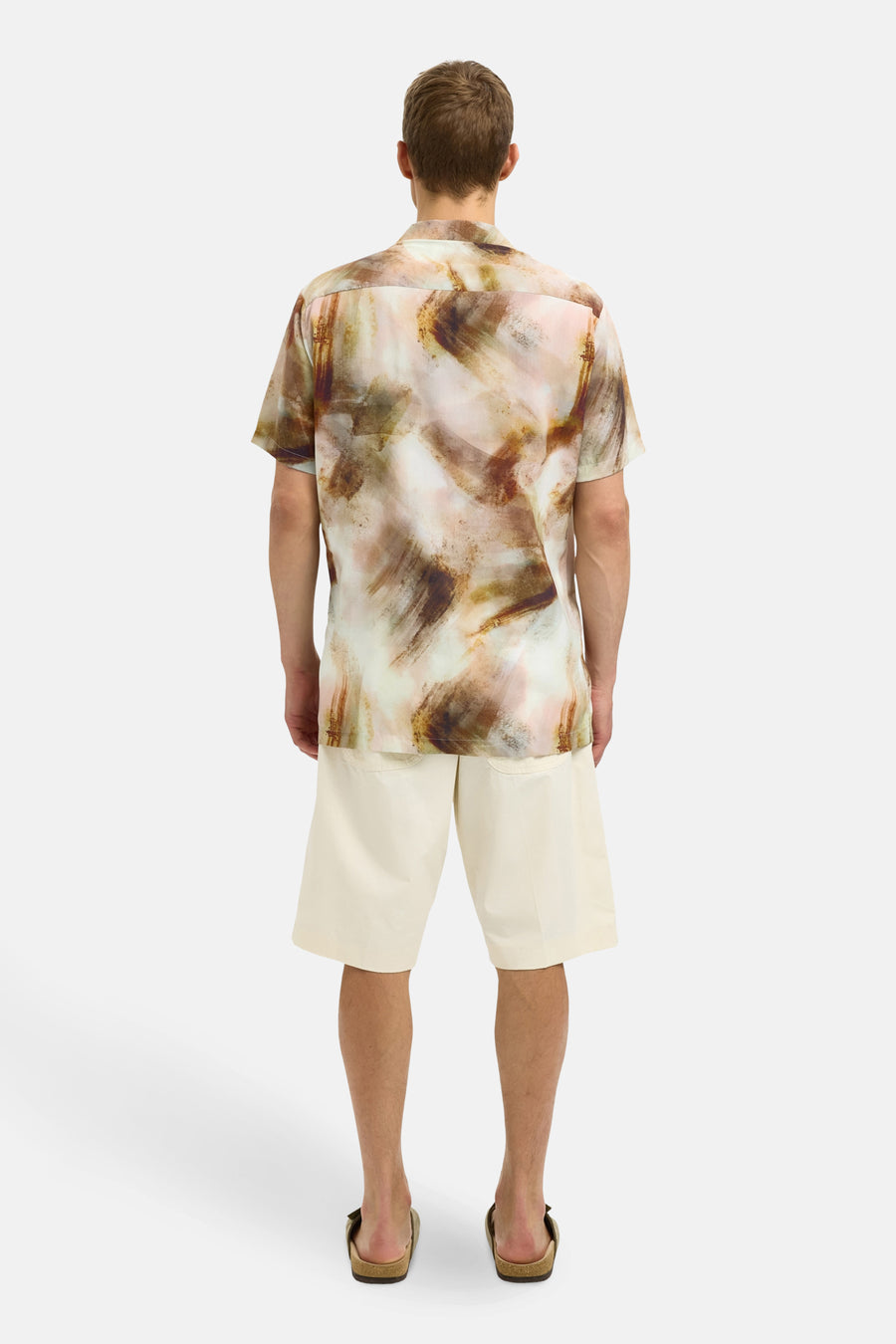 Chemise à manches courtes - brun - SELECTED