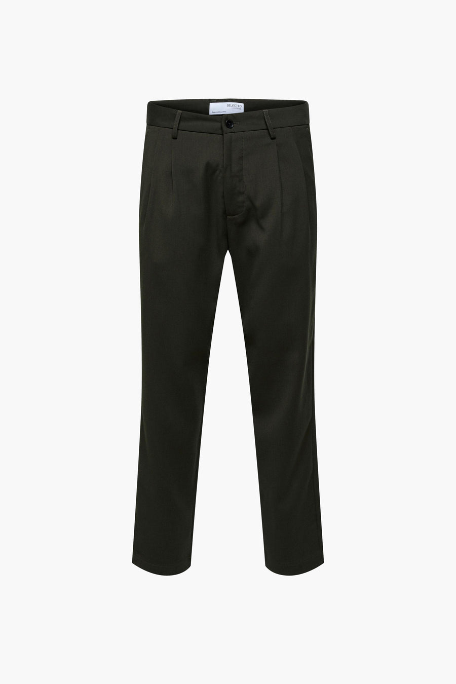 Pantalon - vert - SELECTED