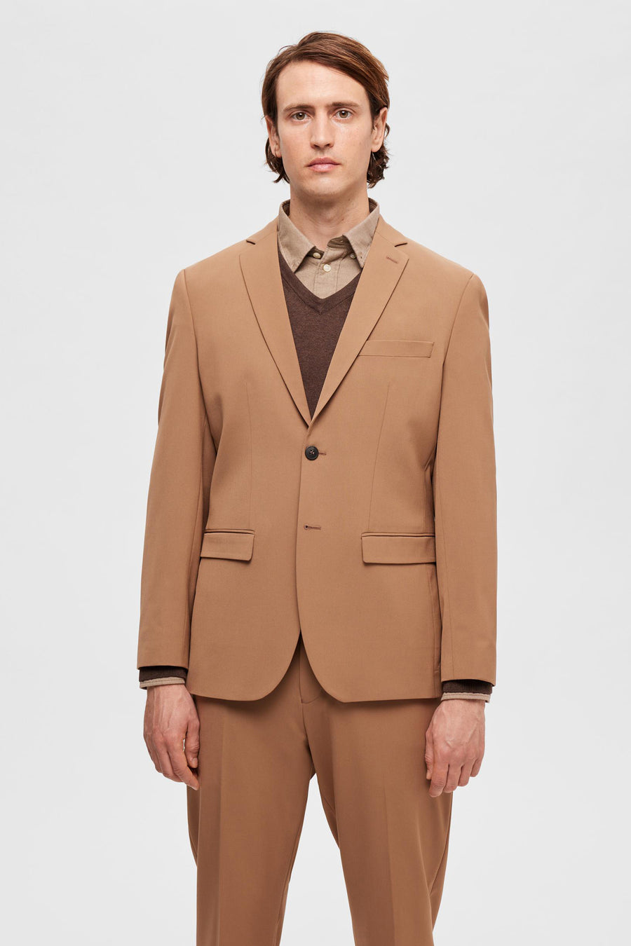 Blazer - brun - SELECTED