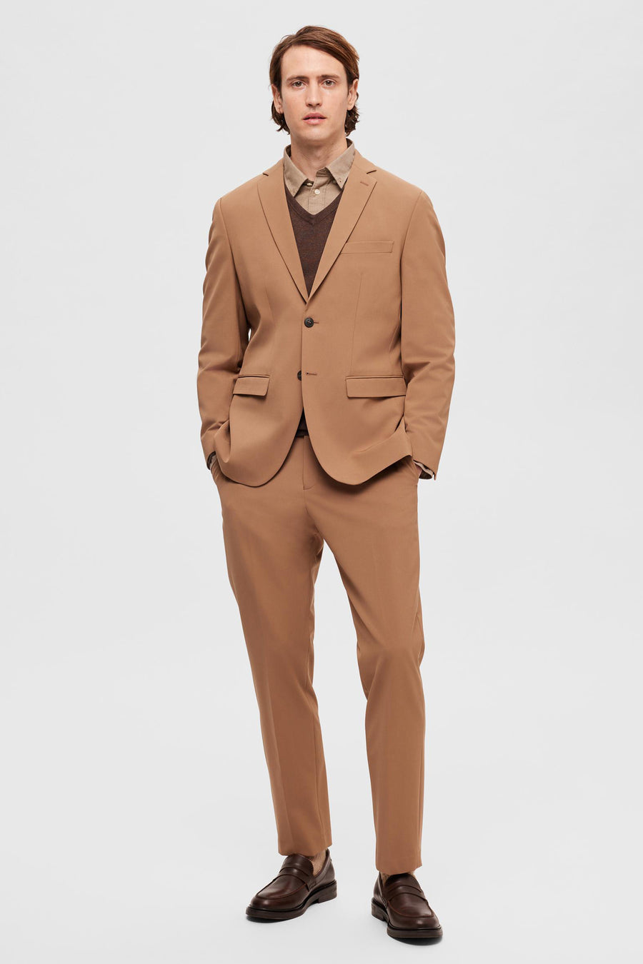 Blazer - brun - SELECTED