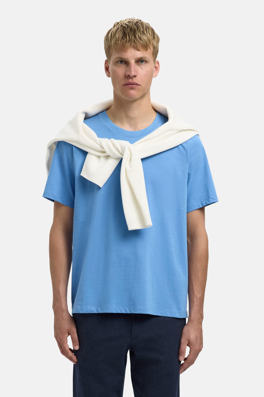 T-shirt (manches courtes) bleu - SELECTED - SELECTED - 5