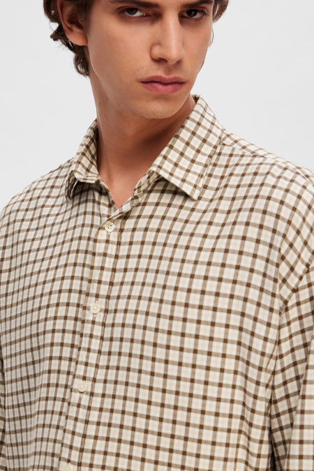 SLHREGOWEN-MINI CHECK SHIRT LS W