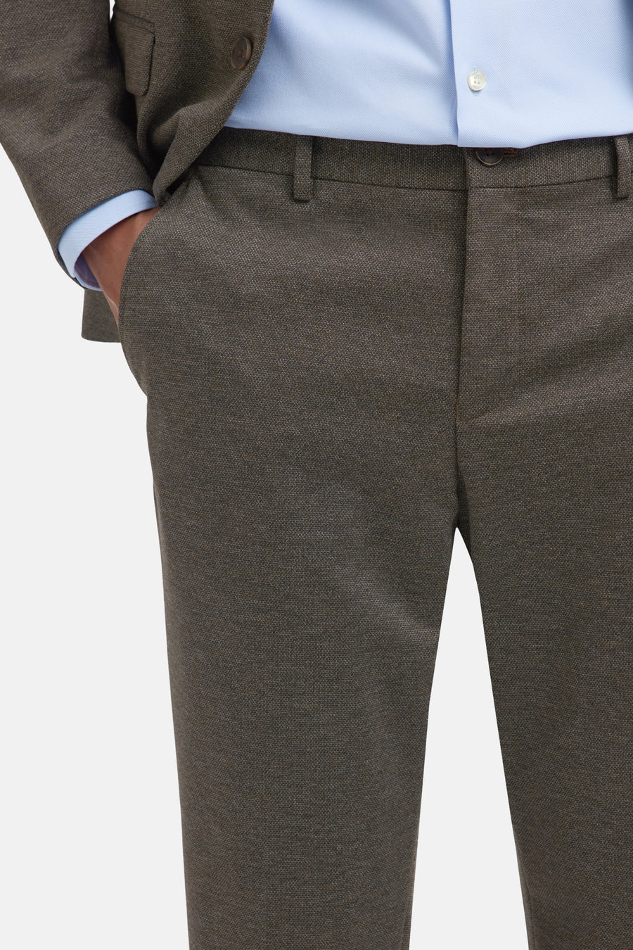 Pantalon de costume - brun - SELECTED