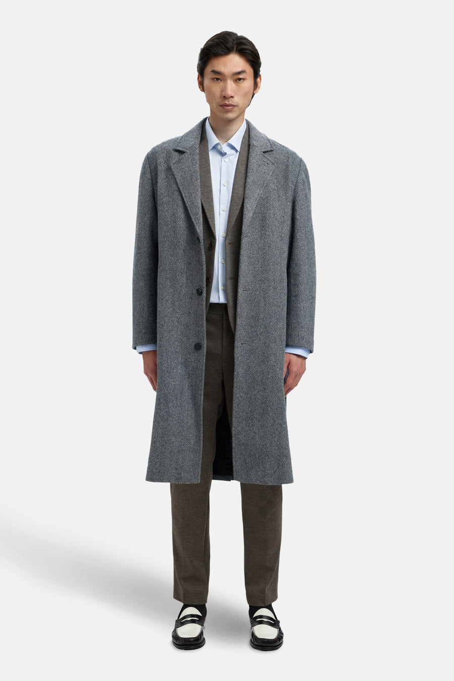 Pantalon de costume - brun - SELECTED